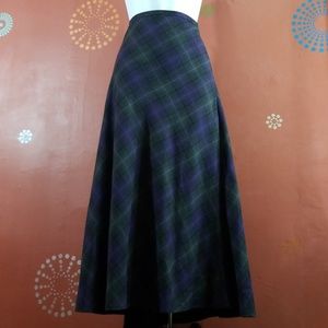 Plaid long Skirt